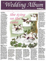 Icing on the Cake newspaper article